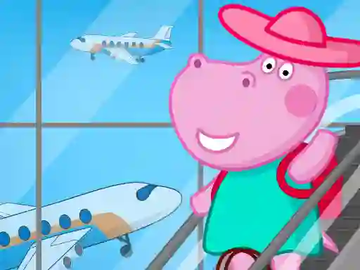 Permainan Hippo Family Airport Adventure secara online