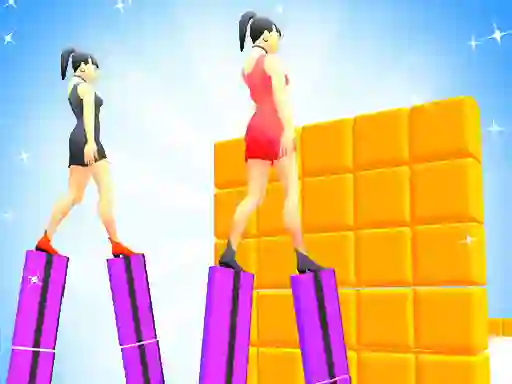 Permainan Heels Run Race - Stack Rider secara online