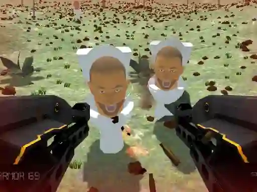 Permainan Shooting Survival Skibidi Toilet secara online