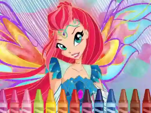 Permainan Winx Coloring secara online