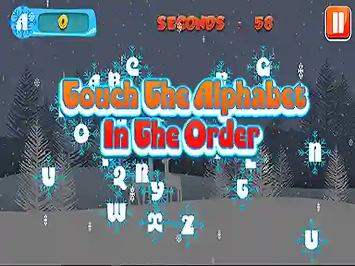 Permainan Touch the Alphabet in the Order secara online