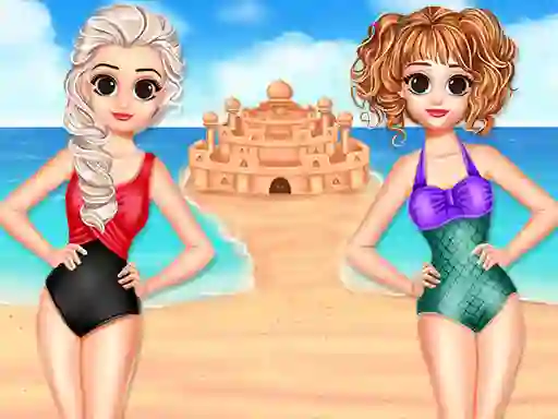 Permainan Princess Summer Sand Castle secara online