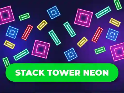 Permainan Stack Tower Neon: Keep Blocks Balance secara online