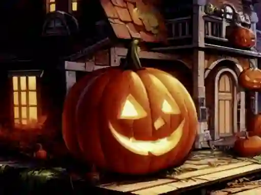 Permainan Halloweem Pumpkin Adventure secara online