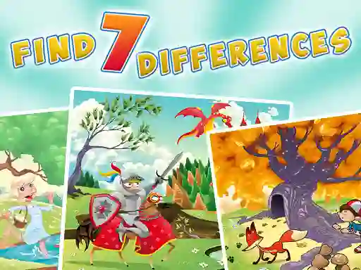Permainan Find 7 Differences secara online