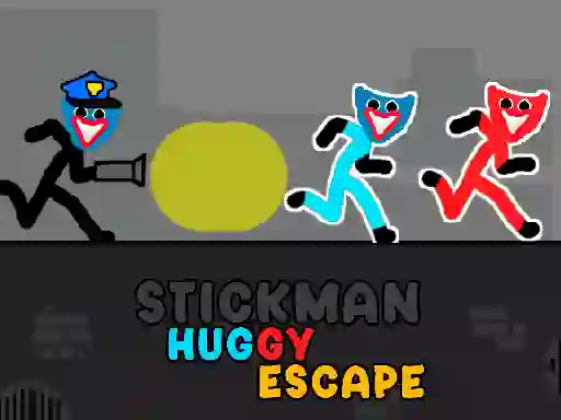 Permainan Stickman Huggy Escape secara online