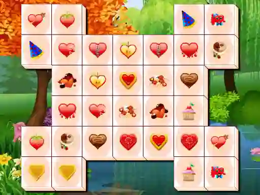 Permainan Valentines Day Mahjong secara online