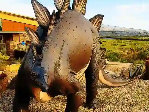 Permainan Stegosaurus Dinosaur Jigsaw secara online