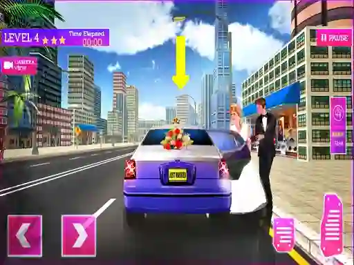 Permainan Wedding City Car Driving Service secara online