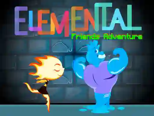 Permainan Elemental Friends Adventure secara online