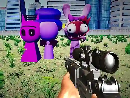 Permainan Sprunki Sniper Squid Game secara online
