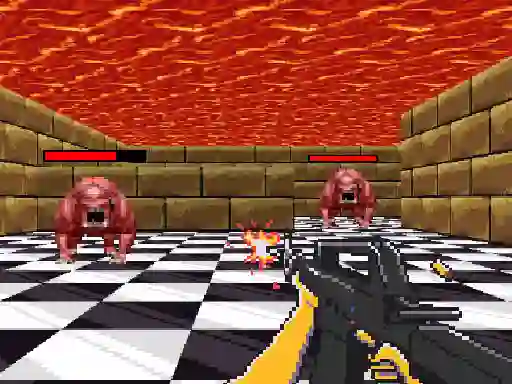 Permainan Retro FPS Escape secara online