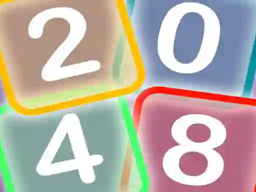 Permainan Neon Game 2048 secara online