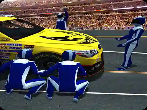 Permainan Pit Stop Stock Car Mechanic secara online