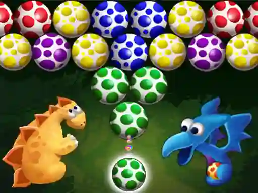 Permainan Dino Eggs Bubble Shooter secara online