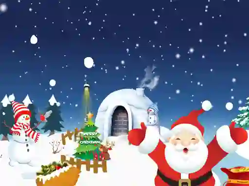 Permainan Happy Christmas Slide secara online