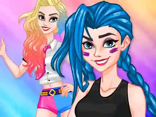 Permainan Crazy BFF Party secara online