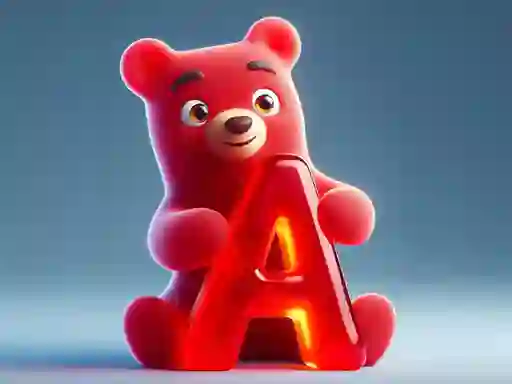 Permainan Gummy Letter Pop secara online