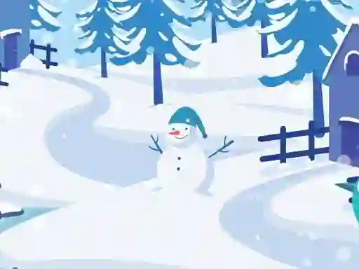 Permainan Happy Snowman Hidden secara online