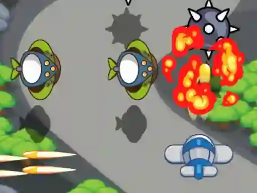 Permainan Atomic Fighter 2D secara online