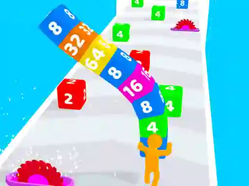 Permainan Cube Stack 2048 secara online
