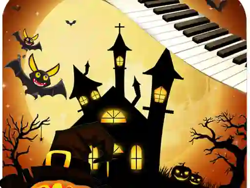 Permainan Halloween Piano Tiles secara online