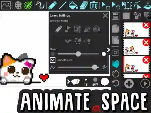 Permainan Animate Space secara online