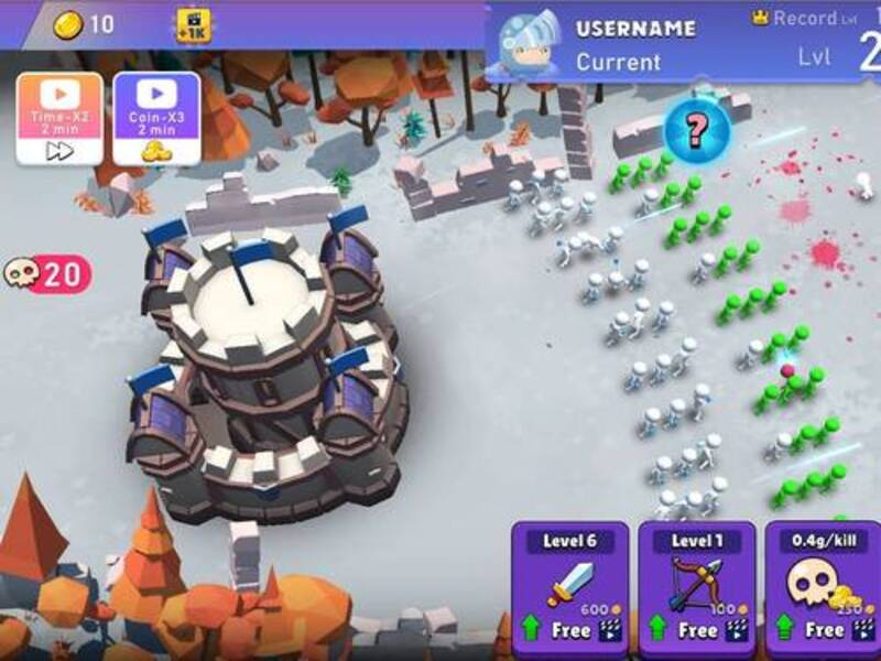 Permainan Pertahanan Stickman Guys secara online