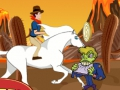 Permainan Cowboy: Menembak zombie  secara online
