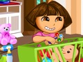 Permainan Dora Bayi Merawat malas  secara online