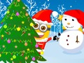Permainan Perang Bola Salju Natal Minion  secara online