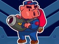 Permainan Kapten Mei-Ham vs The Kelinci Invaders  secara online