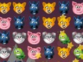 Permainan Funny Faces Match-3 secara online