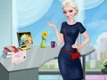 Permainan Elsa Pekerjaan Dress Up  secara online