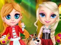 Permainan Elsa Kecil di Hood Merah  secara online