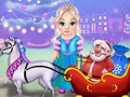 Permainan ELSA Little Clean Christmas Carriage secara online