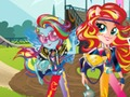 Permainan Gadis dari Equestria. Game Persahabatan: Motocross  secara online