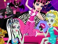 Permainan Monster Slumber Party Funny Faces secara online