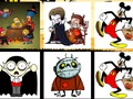 Permainan Halloween: kartun  secara online