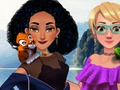 Permainan Jasmine dan Rapunzel di perkemahan  secara online