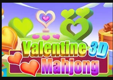 Permainan Valentine 3D Mahjong secara online