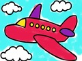 Permainan Buku Mewarnai Pesawat  secara online