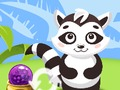 Permainan Bubble Shooter Raccoon secara online