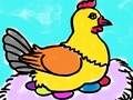 Permainan Buku Mewarnai Ayam  secara online