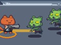 Permainan Kucing Penembak vs Zombie secara online