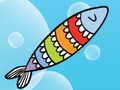 Permainan Mewarnai Ikan Pelangi secara online