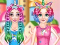 Permainan Salon Rambut Putri Unicorn Pelangi secara online