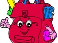 Permainan Kembali ke Sekolah: Buku Mewarnai Tas Sekolah secara online