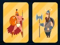 Permainan Ingatan Pejuang Spartan dan Viking secara online
