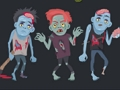 Permainan Mewarnai Zombie dan Kerangka secara online